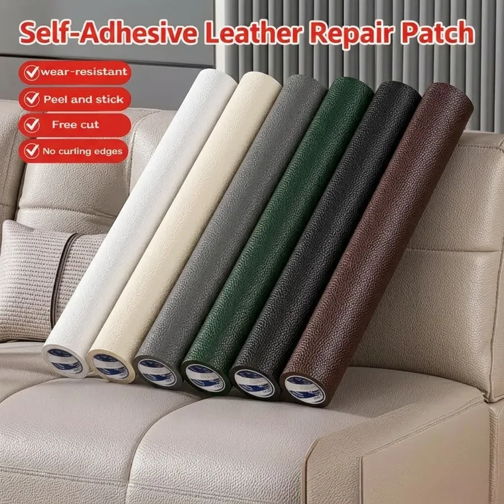 Reparaturflicken für Leder 30x138cm bis 55x138cm selbstklebend