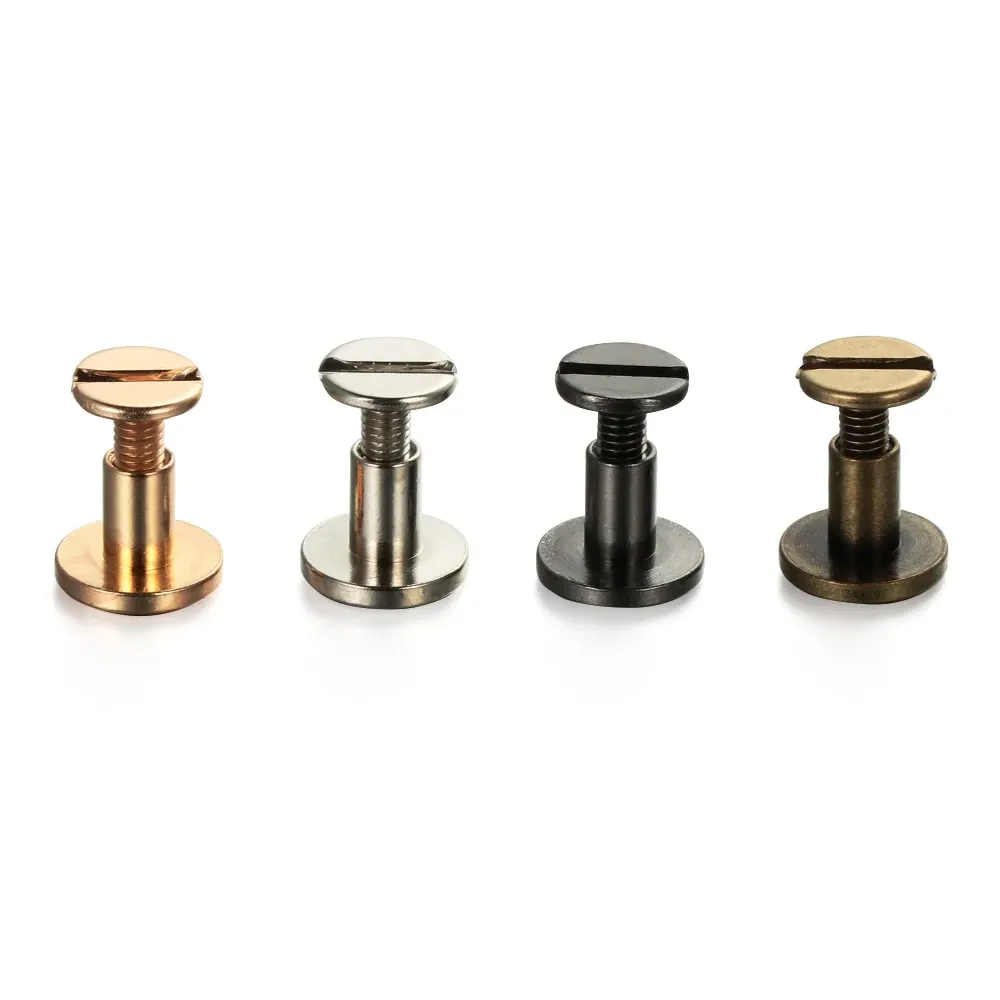 Riemennieten Schraube 5mm bis 8mm für Lederwaren 10 Stück