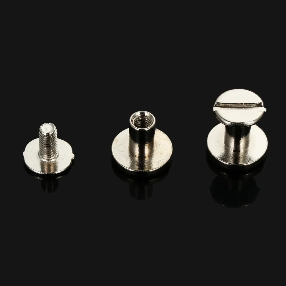 Riemennieten Schraube 5mm bis 8mm für Lederwaren 10 Stück