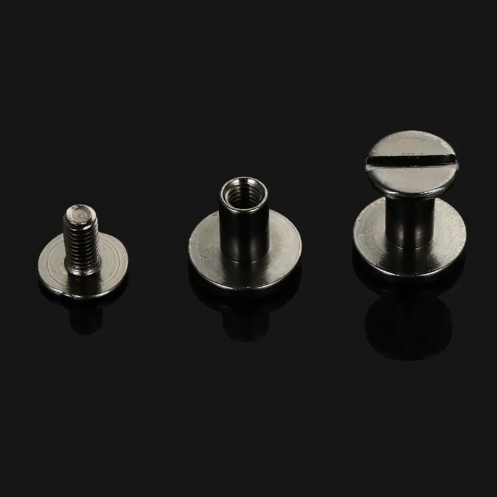 Riemennieten Schraube 5mm bis 8mm für Lederwaren 10 Stück