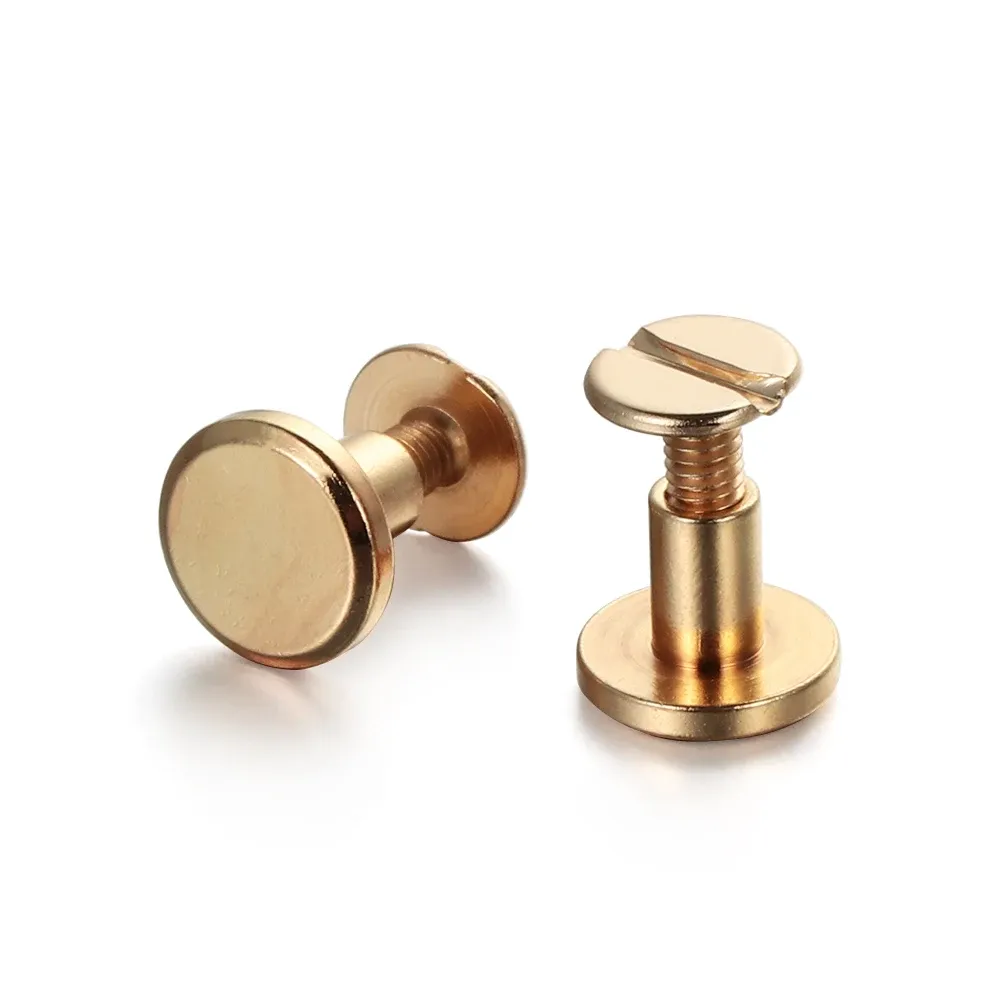 Riemennieten Schraube 5mm bis 8mm für Lederwaren 10 Stück