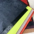 Rindsleder Gras Blumenmuster 20 x 30 cm für DIY Taschen – 5