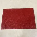 Rindsleder Gras Blumenmuster 20 x 30 cm für DIY Taschen – Farbe T01