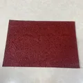 Rindsleder Gras Blumenmuster 20 x 30 cm für DIY Taschen – Farbe T08