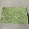 Rindsleder Gras Blumenmuster 20 x 30 cm für DIY Taschen – Farbe T12