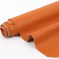 Rindsleder Orange Weich Ganzes Stück DIY Lederwaren – Farbe Orange