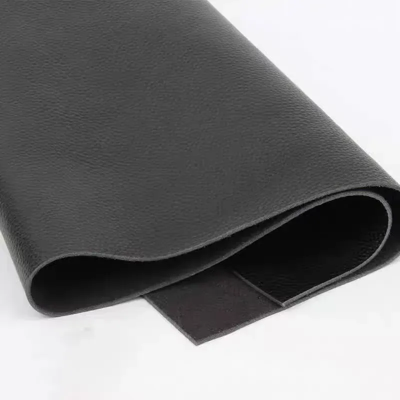 Rindsleder schwarz 1,2 mm Dicke 20 x 20 cm für Sofa