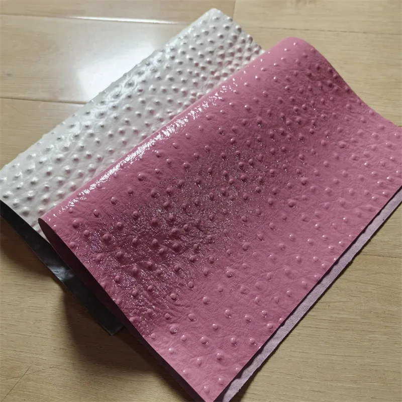 Rindsleder Straußenoptik 1,2 mm Dicke 20 x 30 cm für Taschen