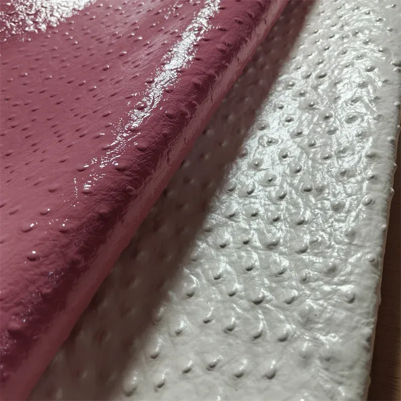 Rindsleder Straußenoptik 1,2 mm Dicke 20 x 30 cm für Taschen
