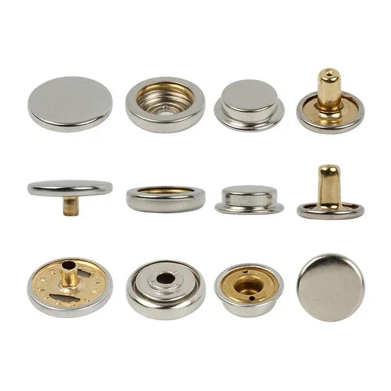 Robuste Druckknöpfe 12,5 bis 17 mm für Leder Daunenjacken Basteln