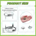 Runde Nagelnieten 2mm bis 5mm für Lederhandwerk und Accessoires Silber – 2