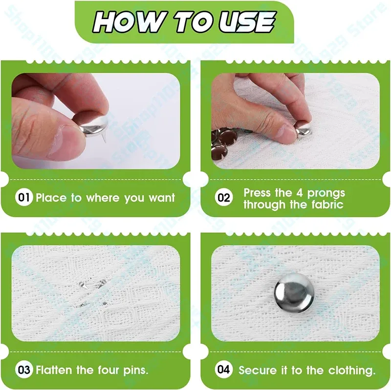 Runde Nagelnieten 2mm bis 5mm für Lederhandwerk und Accessoires Silber