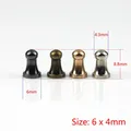 Sam Brown Knöpfe mit Schraubverschluss 6x4mm bis 10x8mm 10 Stück – 6