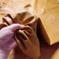 Schaffell Leder Stoff DIY Kleidung Rock Jacke Reparatur – 1