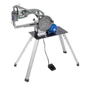 Schuh Nähmaschine Leder manuell oder elektrisch Desktop einstellbar – Farbe WEISS