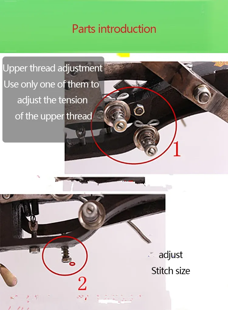 Schuhreparaturmaschine Leder Bekleidung Nähmaschine manuell