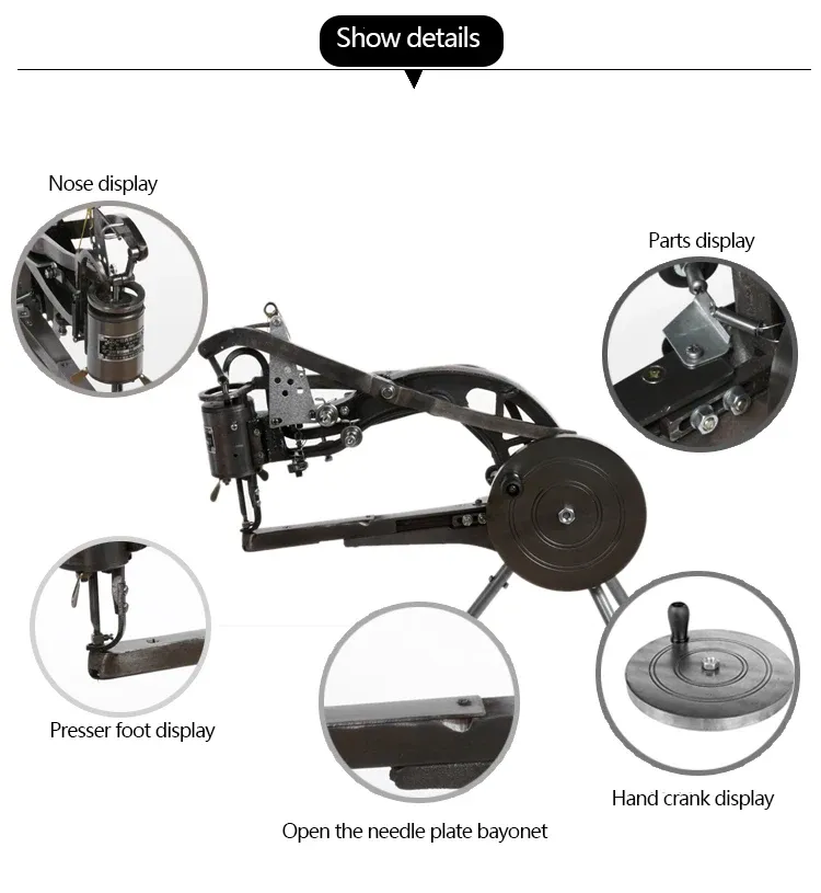Schuhreparaturmaschine Leder Bekleidung Nähmaschine manuell