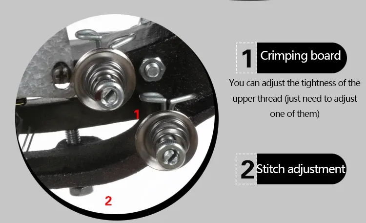 Schuhreparaturmaschine Leder Nähmaschine manuell Baumwollfaden