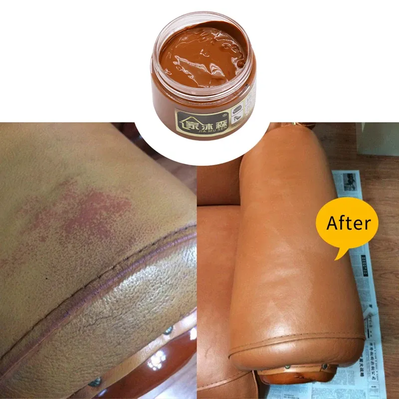 Schwarze Lederfarbe 50 ml zur Reparatur von Autositzen