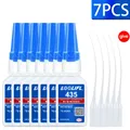 Sekundenkleber 20g stark schnell trocknend für Leder Gummi Holz – Farbe 20g-435-7PCS