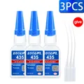 Sekundenkleber 20g stark schnell trocknend für Leder Gummi Holz – Farbe 20g-435-3PCS