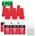 Sekundenkleber 6 Stück für Leder und Kunststoff – Farbe 20g-6pcs