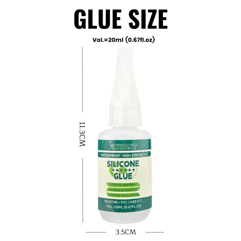 Silikonkleber 20ml bis 30ml stark haftend für Leder Holz