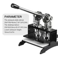 Stanzmaschine manuell für Leder und Schneiden – 4