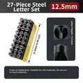 Stempelset Buchstaben Zahlen legierter Stahl 4 bis 12,5 mm – 6