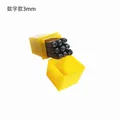 Stempelset Buchstaben Zahlen Stahl 3 bis 5 mm – Farbe Numbers 3mm