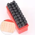 Stempelset Zahlen Buchstaben 2 bis 2,5 mm für Leder Holz Metall – 1