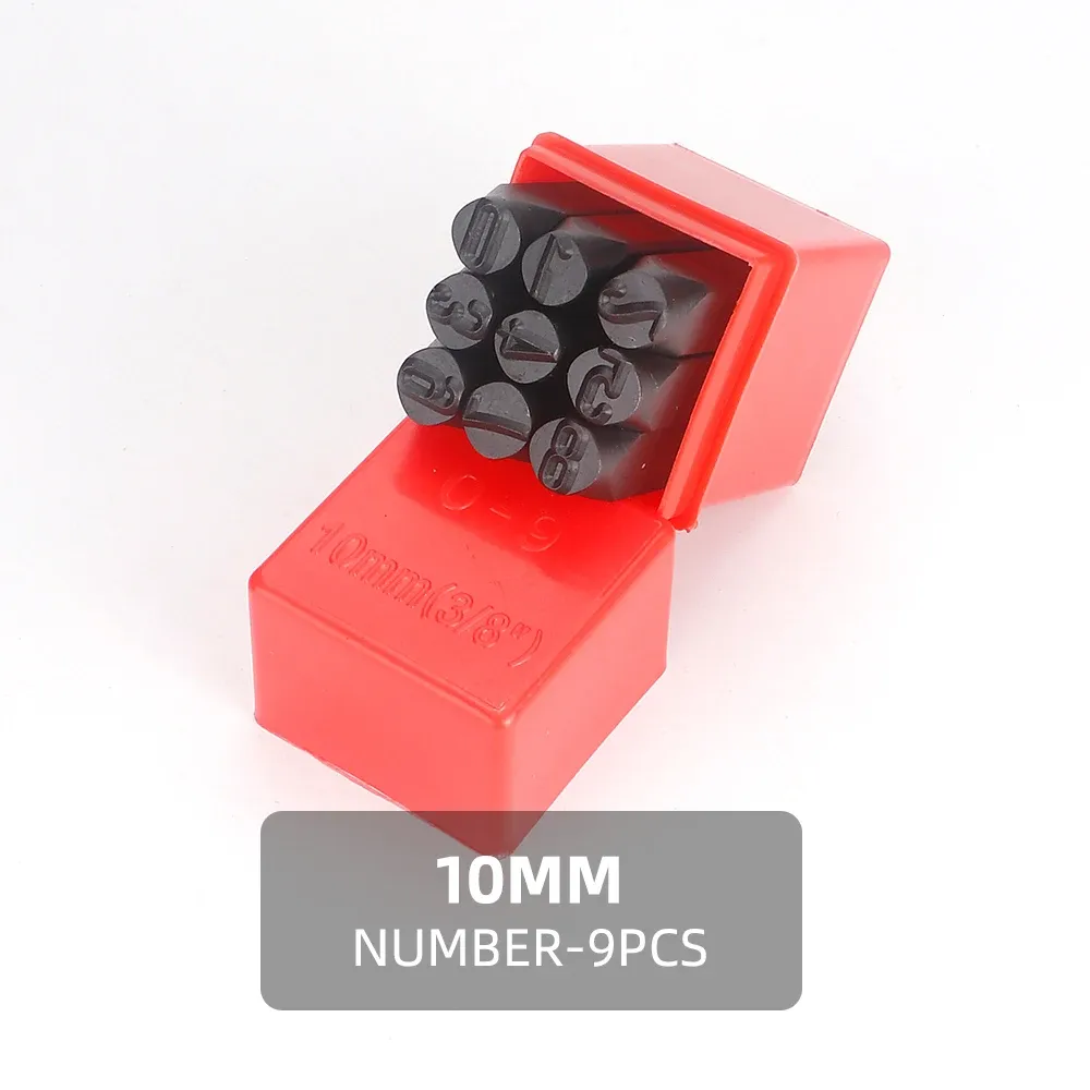 Stempelset Zahlen Buchstaben 2 bis 2,5 mm für Leder Holz Metall