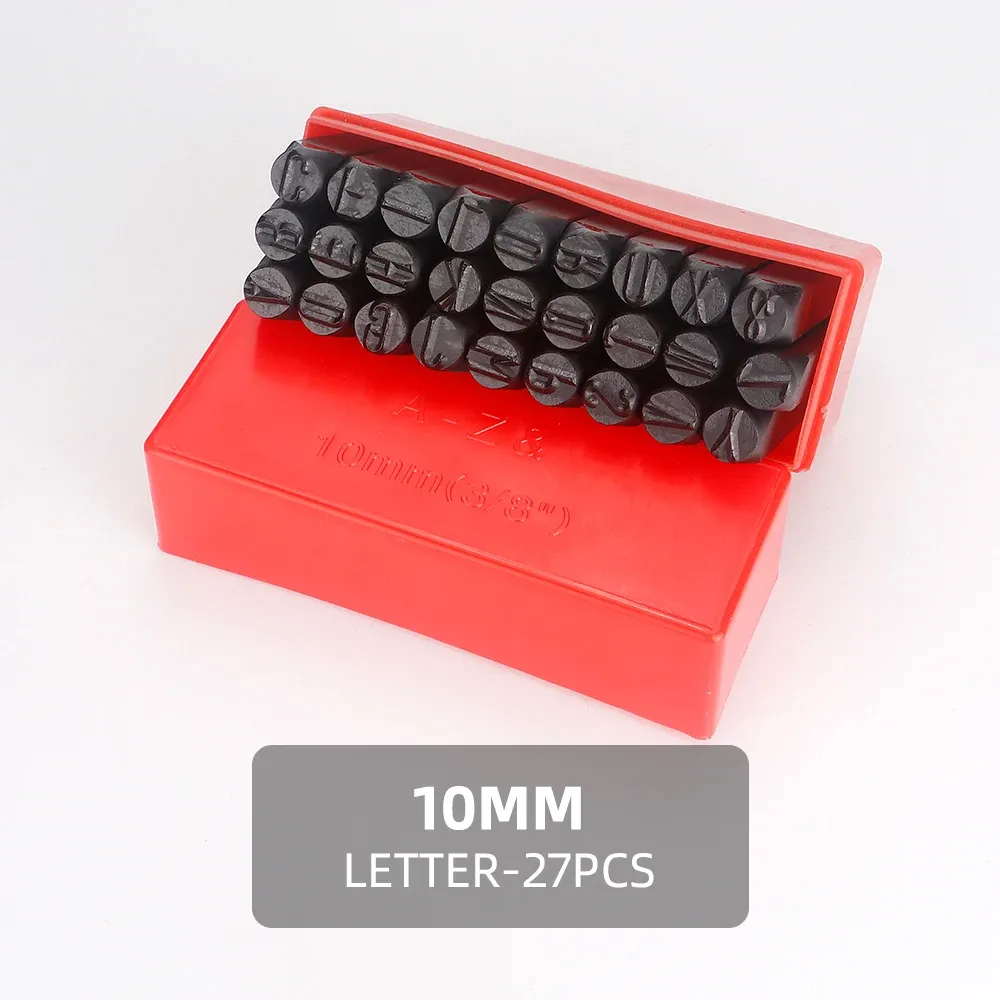 Stempelset Zahlen Buchstaben 2 bis 2,5 mm für Leder Holz Metall