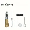 Steppstich Nähset 7 Teile DIY Handwerk Möbel Lederreparatur – 4