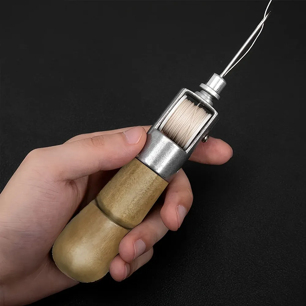 Steppstich-Nähset 7-teilig Lederreparatur