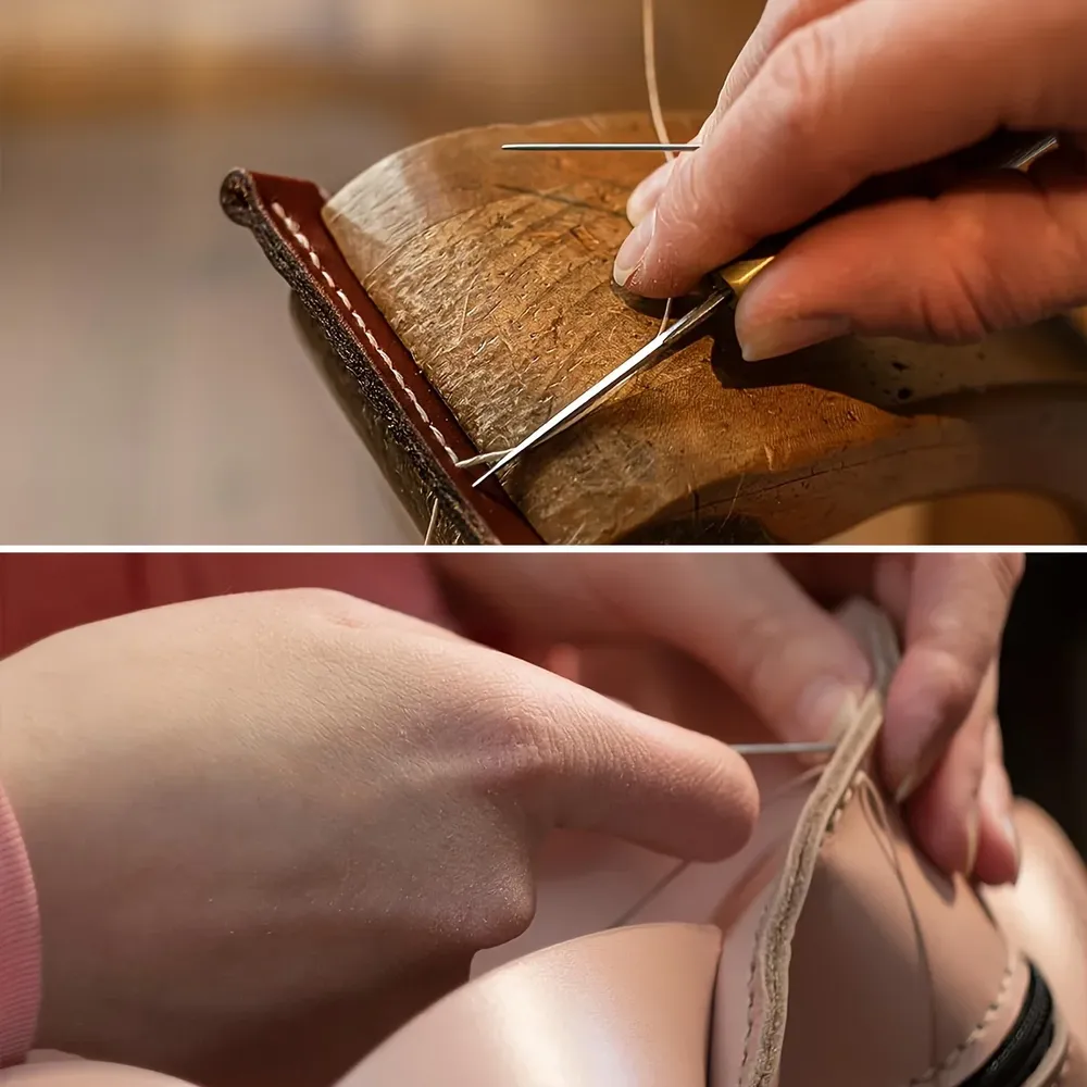 Steppstich-Nähset 7-teilig Lederreparatur