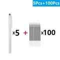 Stoff Marker Stift löschbar für Leder und Stoff – Farbe 105Pcs-Black
