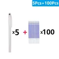 Stoff Marker Stift löschbar für Leder und Stoff – Farbe 105Pcs-Blue