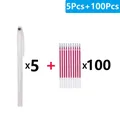 Stoff Marker Stift löschbar für Leder und Stoff – Farbe 105Pcs-Rose Red