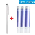 Stoff Marker Stift löschbar für Leder und Stoff – Farbe 11Pcs-Blue