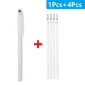 Stoff Marker Stift löschbar für Leder und Stoff – Farbe 5Pcs-White