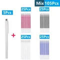 Stoff Marker Stift löschbar für Leder und Stoff – Farbe Mix-105Pcs