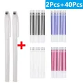 Stoff Marker Stift löschbar für Leder und Stoff – Farbe Mix-42Pcs