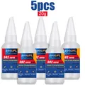 Superkleber 1 bis 5 Stück 20 g stark haftend für Leder – Farbe 5-20g-502-DW