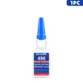 Superkleber 1 bis 5 Stück schnell trocknend für Leder Gummi – Farbe 496-20ml-1pc