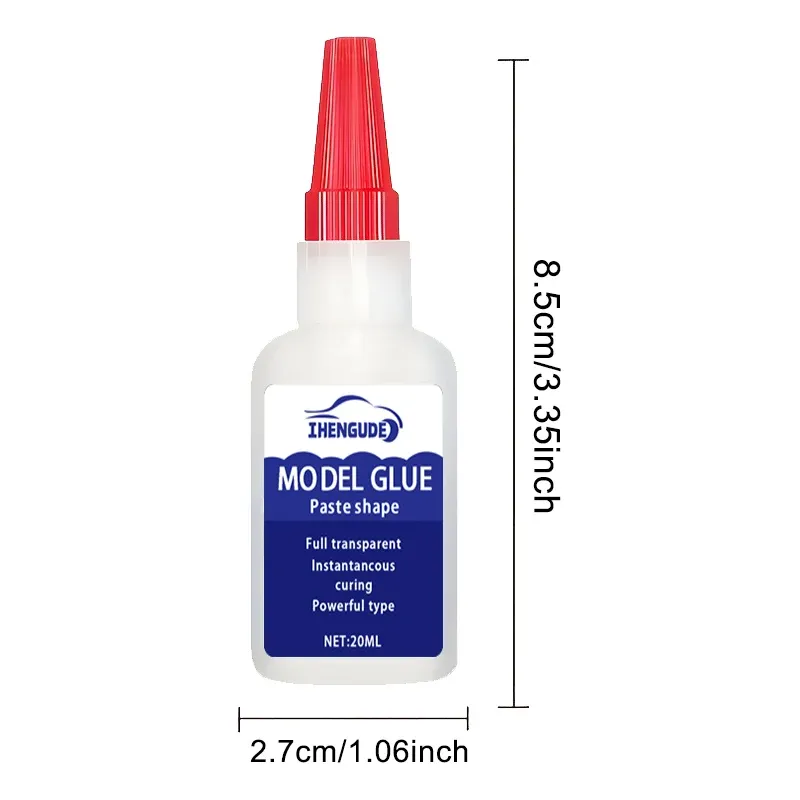 Superkleber 20 ml schnell trocknend für Leder und Metall