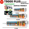 T-9000 PLUS Kleber 15 bis 110 ml für Leder und Stoff – 1