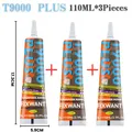 T-9000 PLUS Kleber 15 bis 110 ml für Leder und Stoff – Farbe T9PLUS 110ML 3Pieces