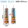T-9000 PLUS Kleber 15 bis 110 ml für Leder und Stoff – Farbe T9PLUS 50ML 2Pieces
