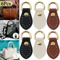 Taschenclip D-Ring PU Leder 6 Stück für Geldbörsen Gurthalterung Haken – 1
